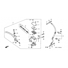 Fr. brake master cylinder