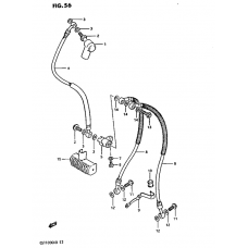 Front brake hose