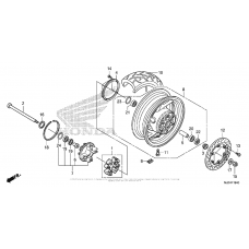 Заднее колесо