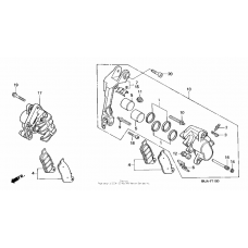 Front brake caliper (1)