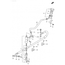 Rear master cylinder