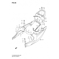 Seat tail cover              

                  Sv1000sk6/sk7