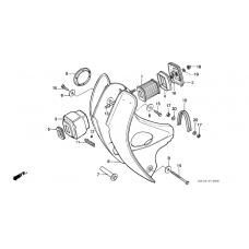 Front cover/air cleaner