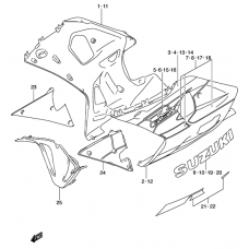 Under cowling              

                  Model k2