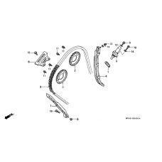 Cam chain/tensioner              

                  2