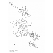 Rear wheel complete assy              

                  Gsx-r1000k1