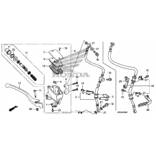 Front brake master cylinder (vt750c2f/c2b)