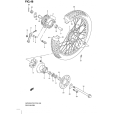 Rear wheel complete assy