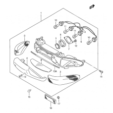 Rear combination lamp              

                  Model w/x/y