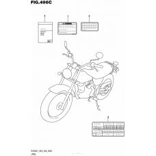 Информационные наклейки (Rv200L7 E33)