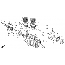 Crankshaft/piston
