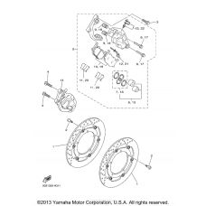 Front brake caliper