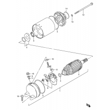 Starting motor