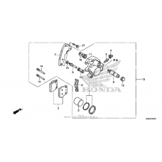 Front brake caliper