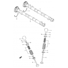 Cam shaft/valve