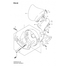 Headlamp housing              

                  Sv650/u/a/ua