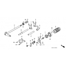 Shift drum/shift fork