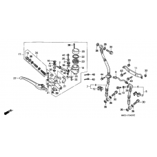 Fr. brake master cylinder