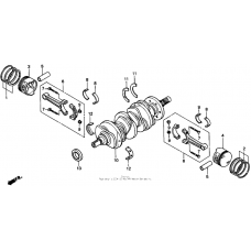 Crankshaft + piston