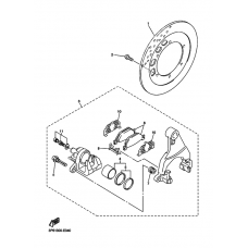 Rear brake caliper