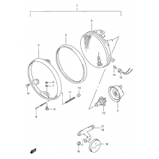 Headlamp              

                  Gsf1200t/v/w/x/y