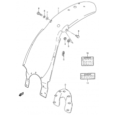 Rear fender              

                  Model y