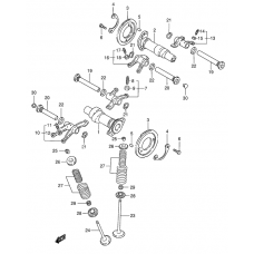 Camshaft - valve