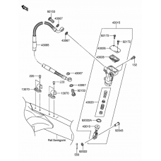 Rear master cylinder