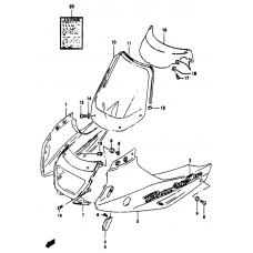 Cowling body              

                  Gsf1200sx/sax