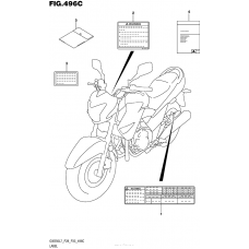 Информационные наклейки (Gw250L7 P33)