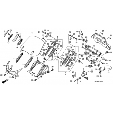 Upper cowling assy              

                  NT700V8,A/NT700VA8,A