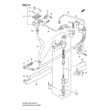 Rear master cylinder              

                  Dl650ak7/ak8/ak9/al0