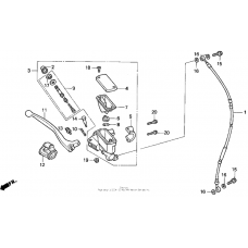 Fr. brake master cyl. 92-97