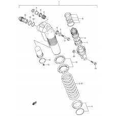 Rear shock absorber