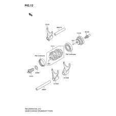 Gear change drum/shift