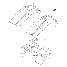 Rear fender              

                  Model v/w