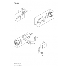 Turnsignal front & rear lamp              

                  Model x e24
