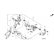 Rear brake caliper