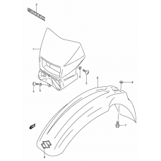 Front fender              

                  Dr-z400ek2/ek3/ek4 e24