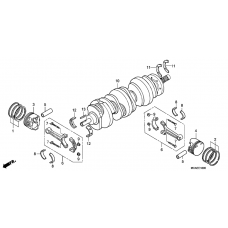 Crankshaft/piston