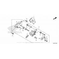 Parking brake caliper