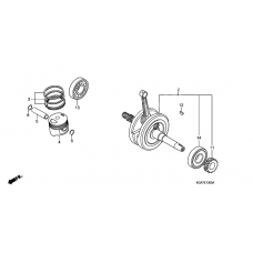 Crankshaft/piston