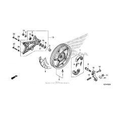 Rear wheel + swingarm
