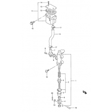 Rear master cylinder              

                  Gsf1200sav