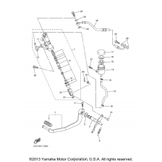 Rear master cylinder