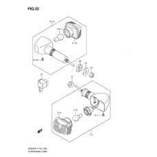 Turnsignal front & rear lamp              

                  Gs500h