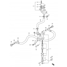 Rear master cylinder