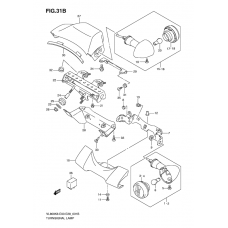 Turnsignal front & rear lamp              

                  Model k9/l0