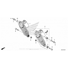 Rear shock absorber (2)