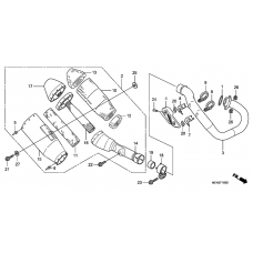 Exhaust muffler